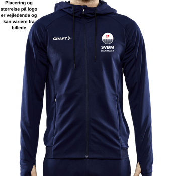 Craft - SvømDanmark - Evolve Hood jacket Full Zip  Herre